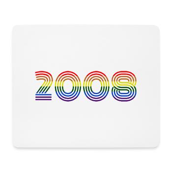 2008 - Mousepad (Querformat) - Weiß - Vorne