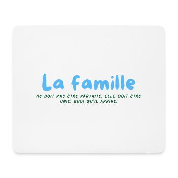 Familie - Mousepad (Querformat) - Weiß - Vorne