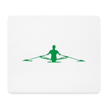 Ruderer - Mousepad (Querformat) - Weiß - Vorne