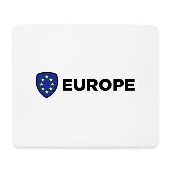 Le drapeau européen Union - Tapis de souris (format paysage) - blanc - Devant