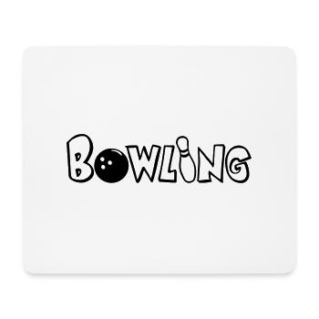 Bowling - Mousepad (Querformat) - Weiß - Vorne