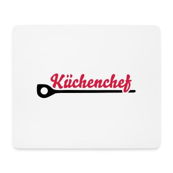 Cuisinier - Tapis de souris (format paysage) - blanc - Devant