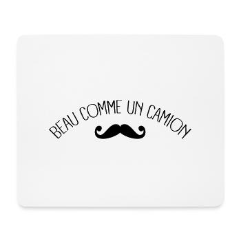 Beau Comme Un Camion - Tapis de souris (format paysage) - blanc - Devant