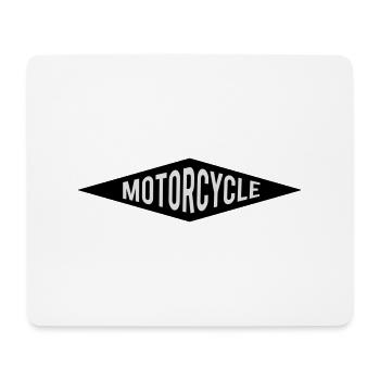 moto - Tapis de souris (format paysage) - blanc - Devant