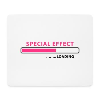 loading Special Effect - be patient - Mouse Pad (horizontal) - white - Front