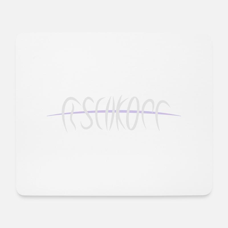 Fischkopf - Mousepad (Querformat) - Weiß