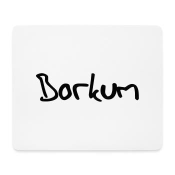 borkum - Mousepad (Querformat) - Weiß - Vorne