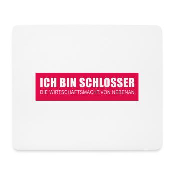 Locksmith and metal worker as a gift idea - Mouse Pad (horizontal) - white - Front