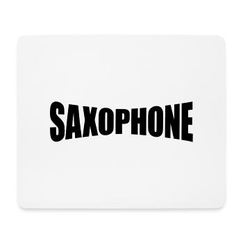 saxophon - Mousepad (Querformat) - Weiß - Vorne