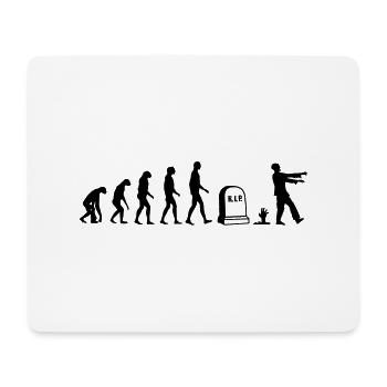 Zombie evolution - Halloween - costume - disguise - Mouse Pad (horizontal) - white - Front