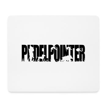 PUDELPOINTER Jagdhund Wilsigns Jäger Hund Geschenk - Mousepad (Querformat) - Weiß - Vorne
