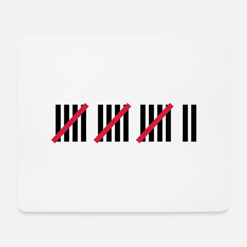 17 . Geburtstag - Mousepad (Querformat) - Weiß