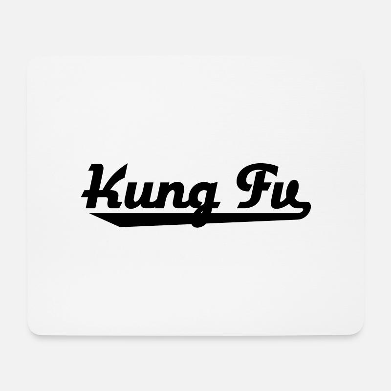 Kung Fu - Mousepad (Querformat) - Weiß