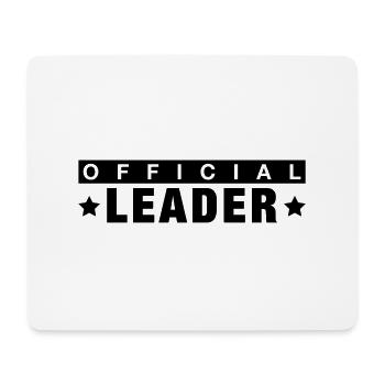 offcial_leader_to1 - Mousepad (Querformat) - Weiß - Vorne