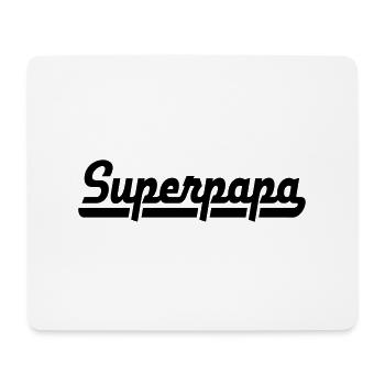 Papa - Mousepad (Querformat) - Weiß - Vorne
