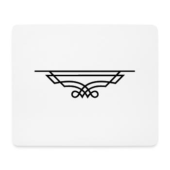 ornament_1_f1 - Mouse Pad (horizontal) - white - Front