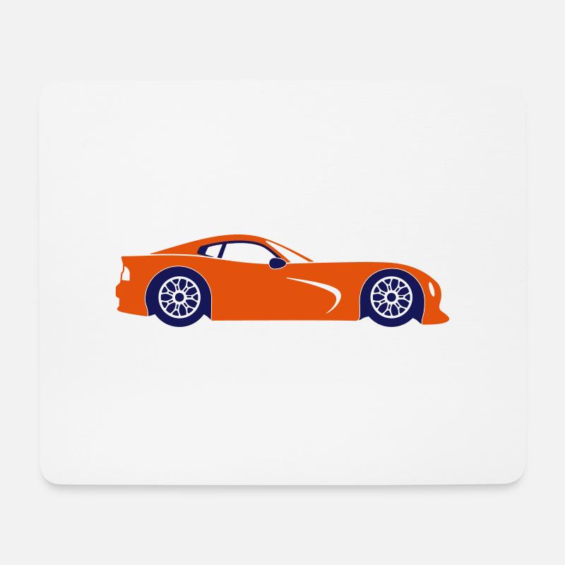 Sportwagen - Mousepad (Querformat) - Weiß