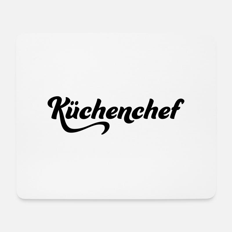 Koch - Mousepad (Querformat) - Weiß