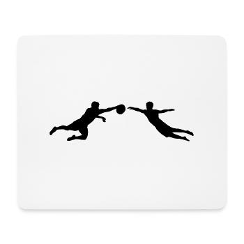 Ultimate Frisbee men - Mousepad (Querformat) - Weiß - Vorne