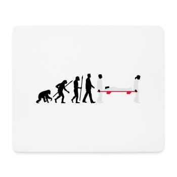 evolution_sanitaeter_09_201602_3c - Mousepad (Querformat) - Weiß - Vorne