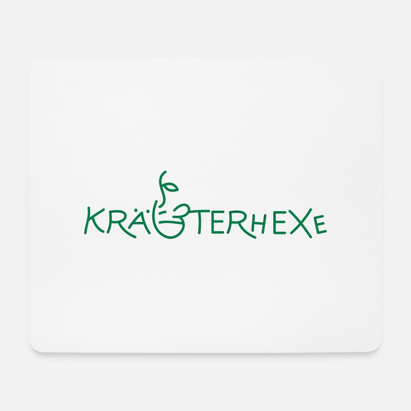 Kräuterhexe - Mousepad (Querformat) - Weiß