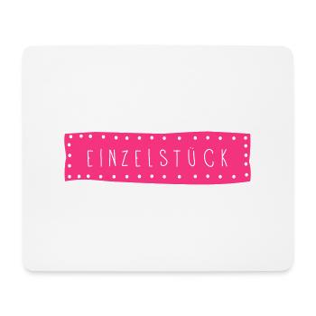 Einzelstück - Mousepad (Querformat) - Weiß - Vorne