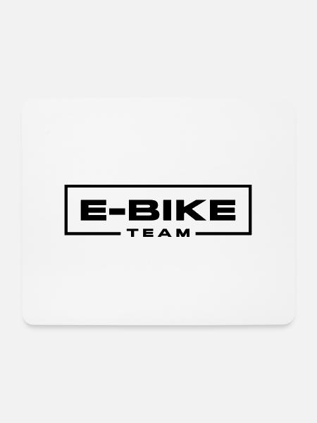 E-BIKE TEAM - Mousepad (Querformat) - Weiß