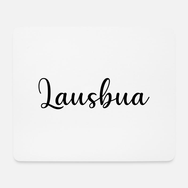 Lausbua - Mouse Pad (horizontal) - white