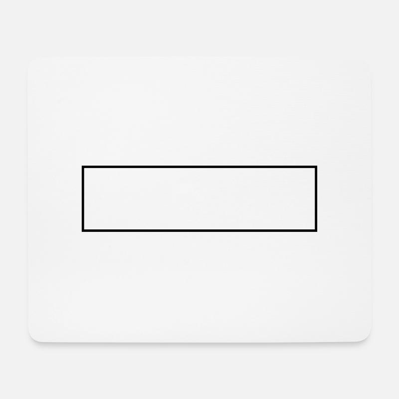 rectangle - Mouse Pad (horizontal) - white