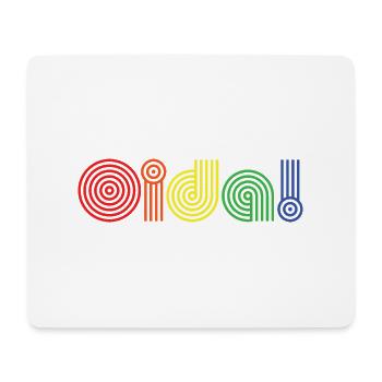 Oida! Rainbow - Mouse Pad (horizontal) - white - Front