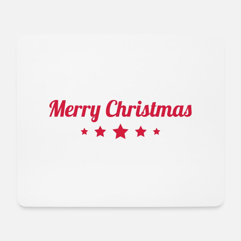 Merry christmas - Mouse Pad (horizontal) - white