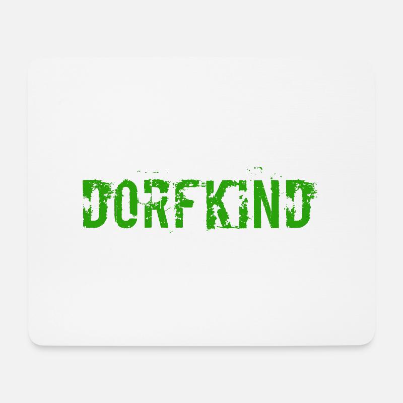 Dorfkind design - Mousepad (Querformat) - Weiß