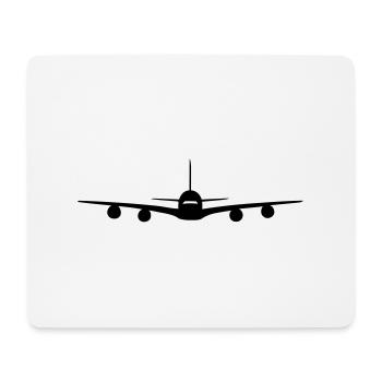 airplane - Mouse Pad (horizontal) - white - Front