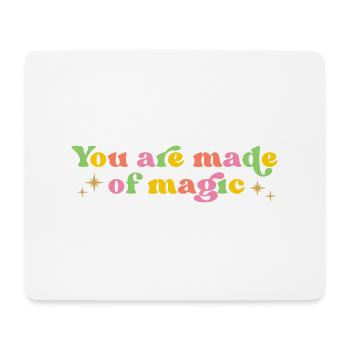 Du bist aus Magie gemacht - Mousepad (Querformat) - Weiß - Vorne