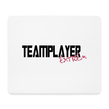 teamplayer extreme - Mouse Pad (horizontal) - white - Front