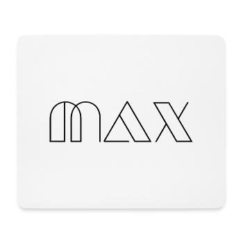 Name Max Modern Black - Mouse Pad (horizontal) - white - Front