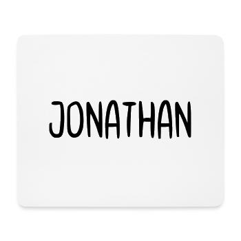 Jonathan Custom Name Schriftart Text Geburtstag - Mousepad (Querformat) - Weiß - Vorne