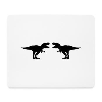 Dinosaure - Tapis de souris (format paysage) - blanc - Devant