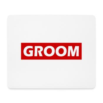 Groom - Tapis de souris (format paysage) - blanc - Devant