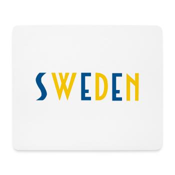 Sweden - Mouse Pad (horizontal) - white - Front