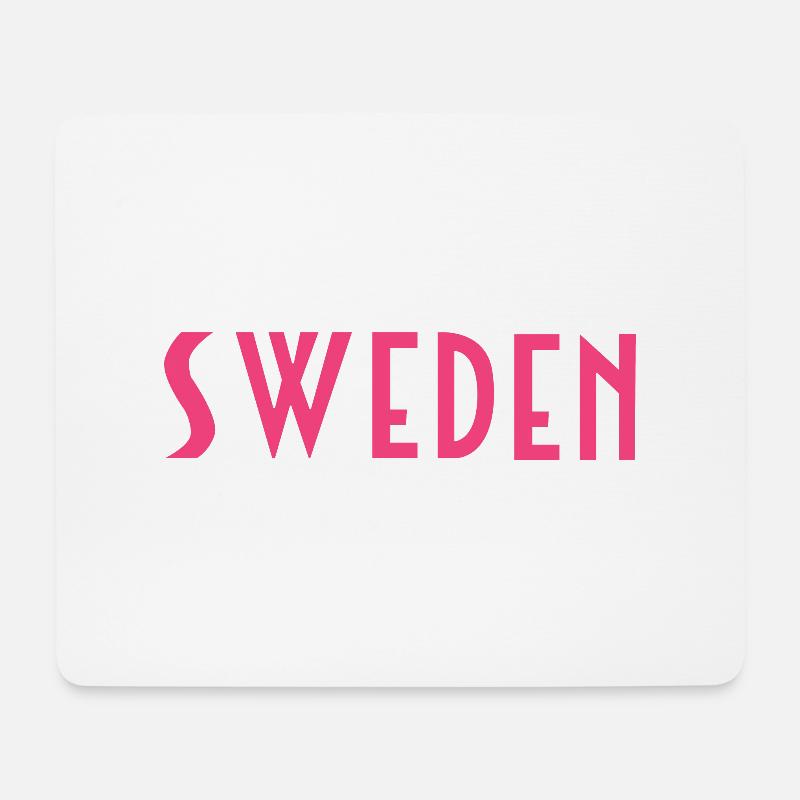 Schweden - Mousepad (Querformat) - Weiß