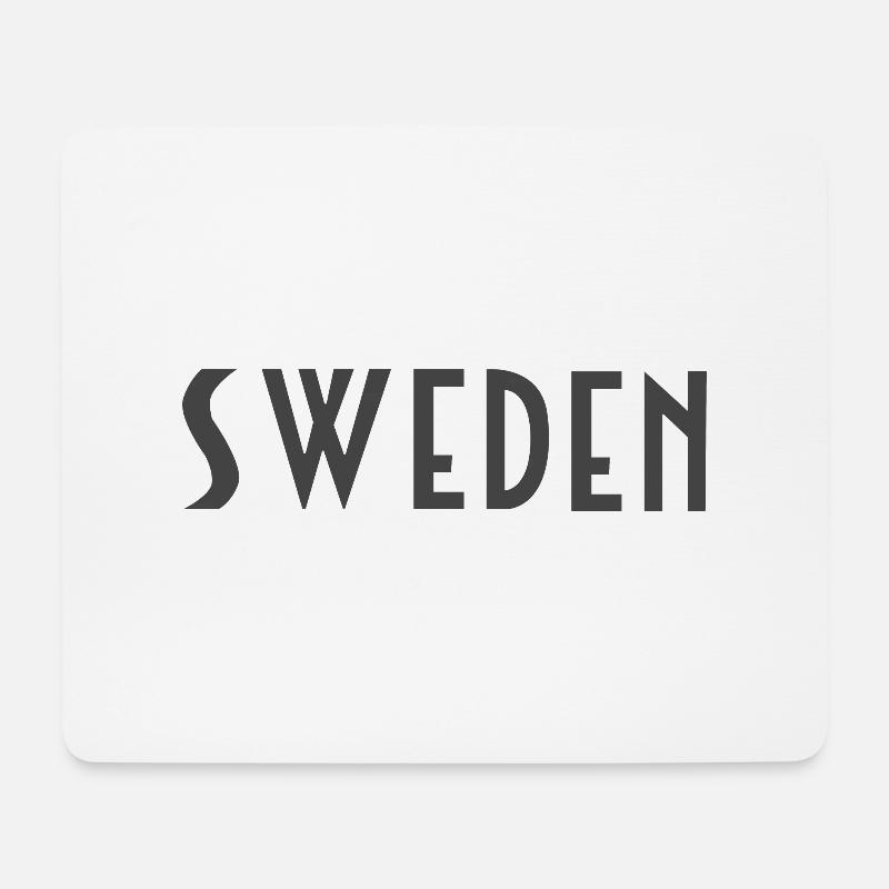 Schweden - Mousepad (Querformat) - Weiß