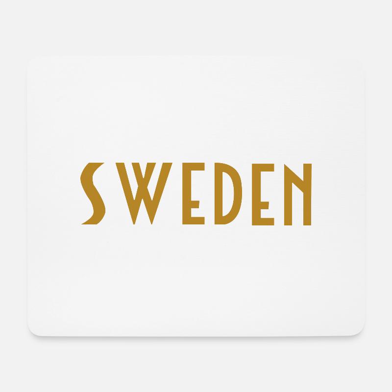 Schweden - Mousepad (Querformat) - Weiß