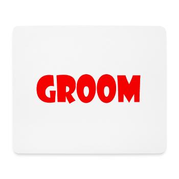Groom - Mousepad (Querformat) - Weiß - Vorne