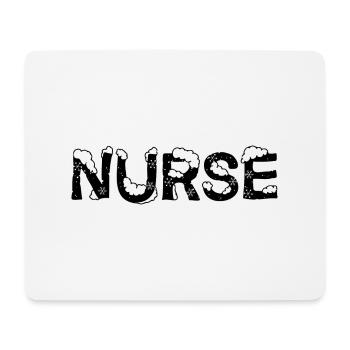 Text Eis Weihnachten Kostüm Krankenschwester - Mousepad (Querformat) - Weiß - Vorne