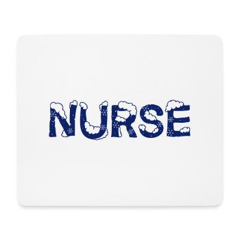 Text Eis Weihnachten Kostüm Krankenschwester - Mousepad (Querformat) - Weiß - Vorne