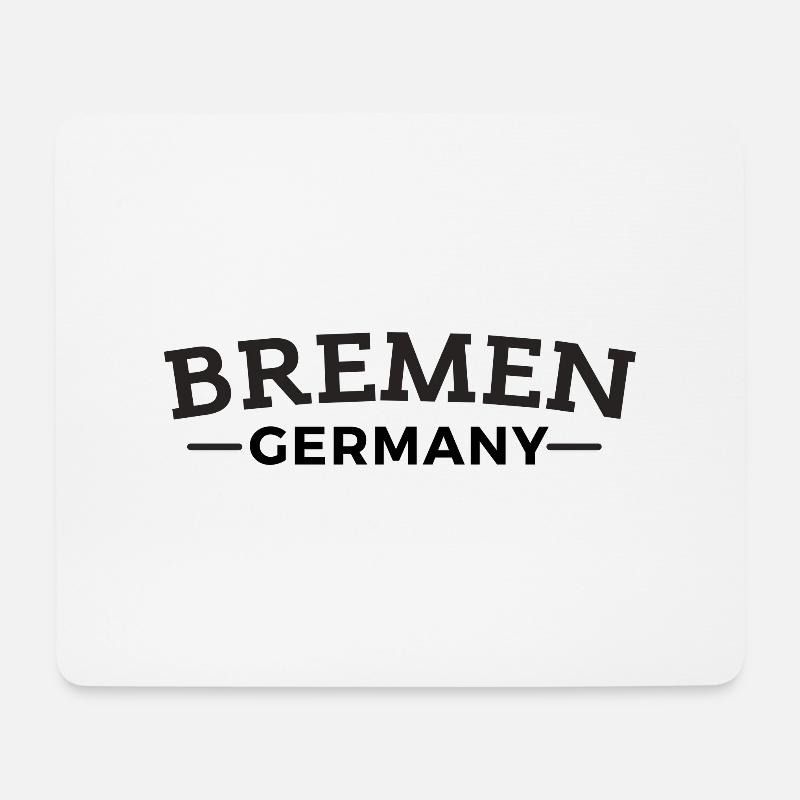 Bremen Germany Heimat Geschenkidee - Mousepad (Querformat) - Weiß