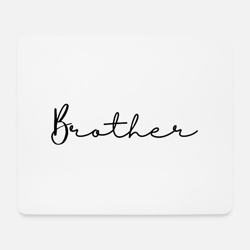 Bruder. Bruder Geschenk - Mousepad (Querformat) - Weiß