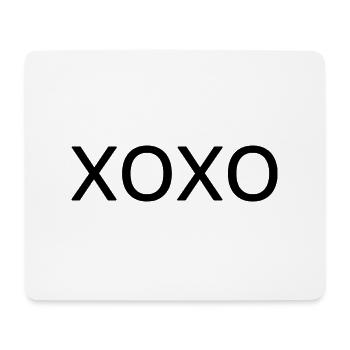 Xoxo - Tapis de souris (format paysage) - blanc - Devant
