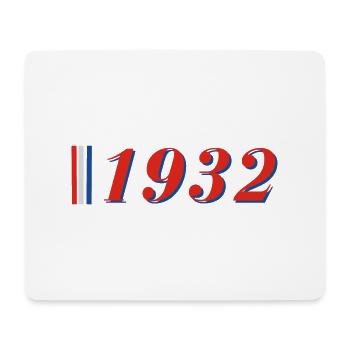 Jahr 1932 - Mousepad (Querformat) - Weiß - Vorne